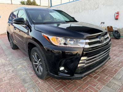Toyota Highlander 2018 TOYOTA HIGHLANDER XLE 4X4 AWD FULL OPTION  READY Black 5TDJZRFH6JS486422