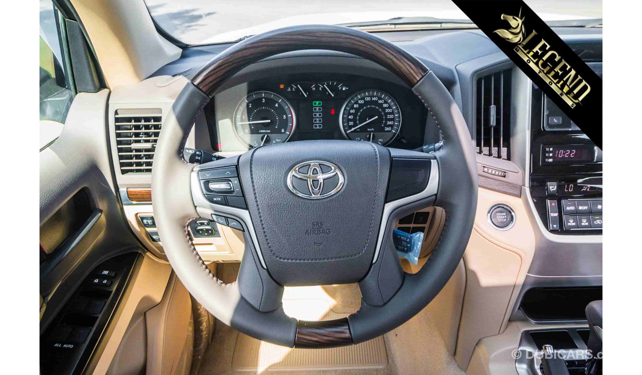 تويوتا لاند كروزر 2021 Toyota Land Cruiser 4.5L Diesel | Fabric Seats + Sunroof | Black Available