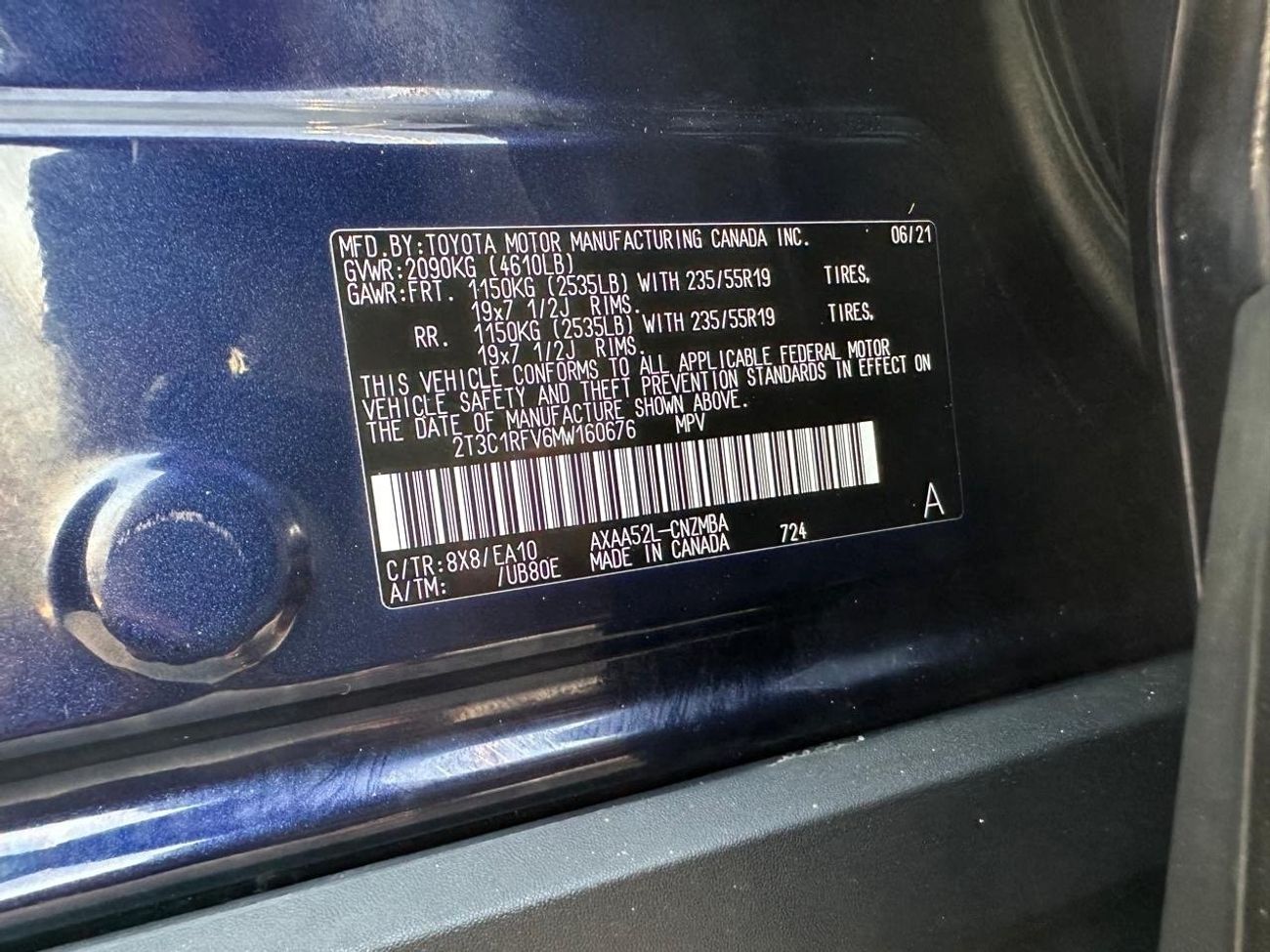 Toyota RAV4 2021 RAV4 xle premium