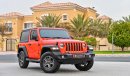 Jeep Wrangler Sport  | 2,135 P.M | 0% Downpayment | Full Option | New Shape