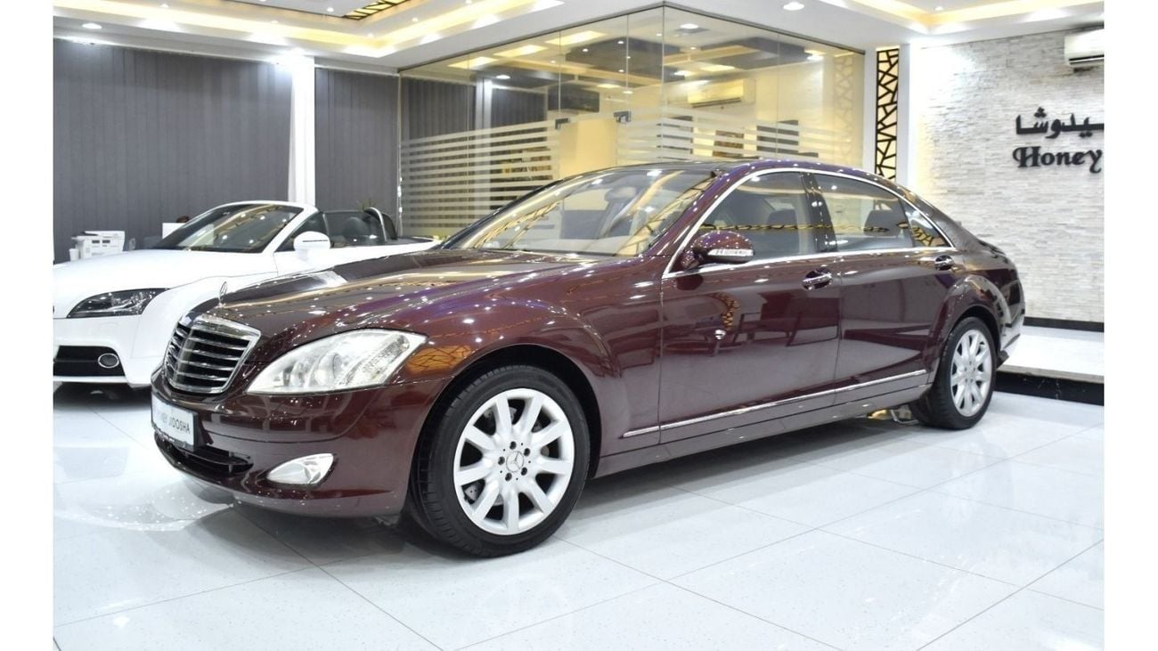 Mercedes-Benz S 500 EXCELLENT DEAL for our Mercedes Benz S500 ( 2006 Model ) in Burgundy Color GCC Specs