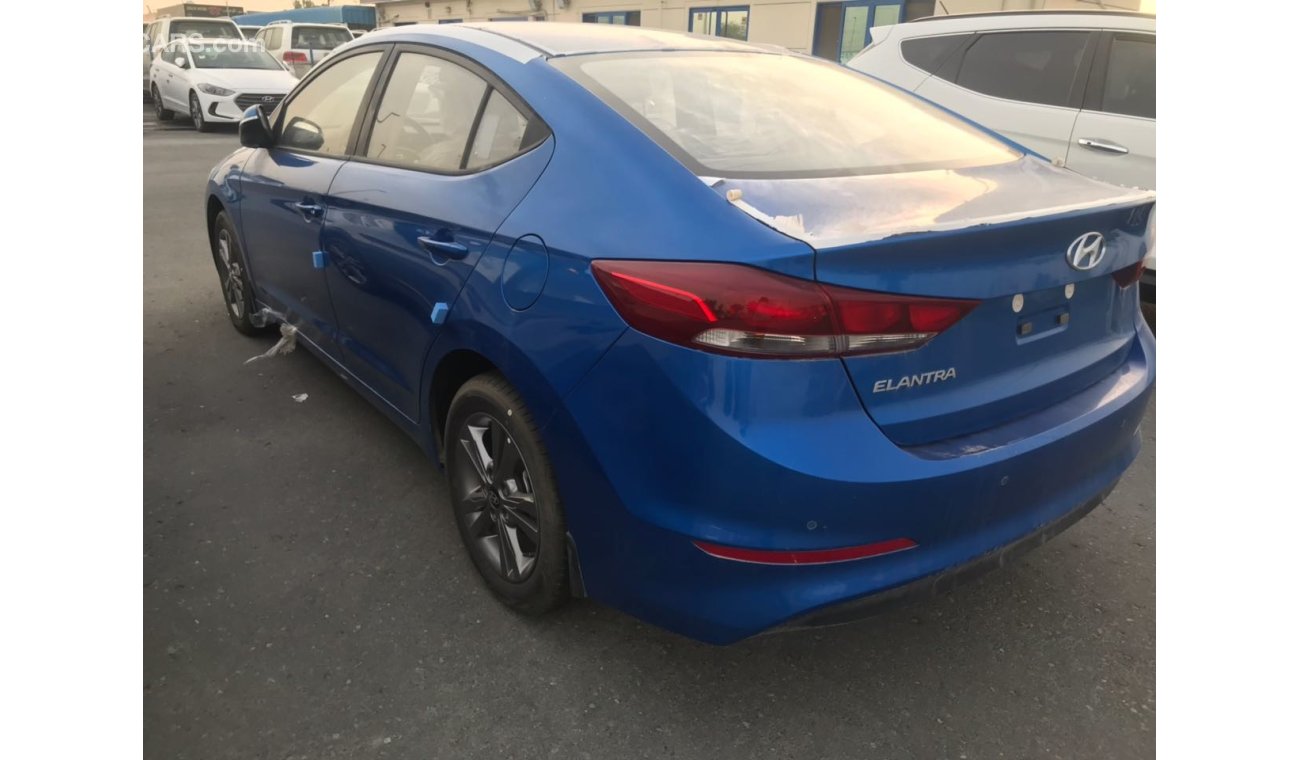 Hyundai Elantra with screen camera and wheels