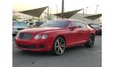 Bentley Continental GT Bentely GT model 2006 GCC car prefect condition full option low mileage one owner