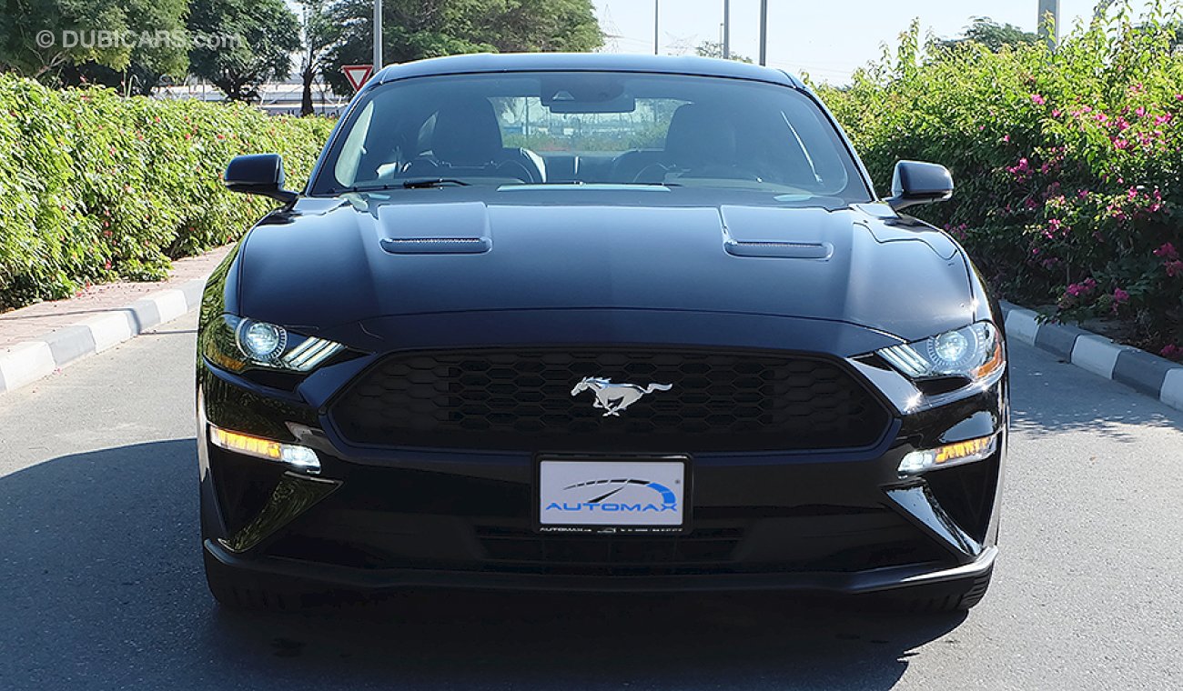 Ford Mustang Ecoboost 2019, GCC, 0km w/ 3 Years or 100K km Warranty and 60K km Service from Al Tayer