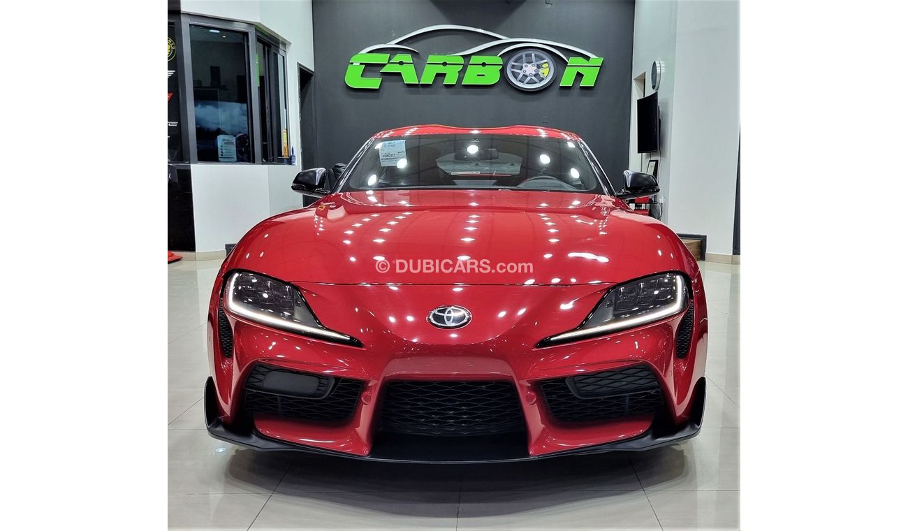 Toyota Supra GR TOYOTA SUPRA 2022 GCC UNDER AL FUTTAIM WARRANTY ONLY 13K KM FOR 219K AED