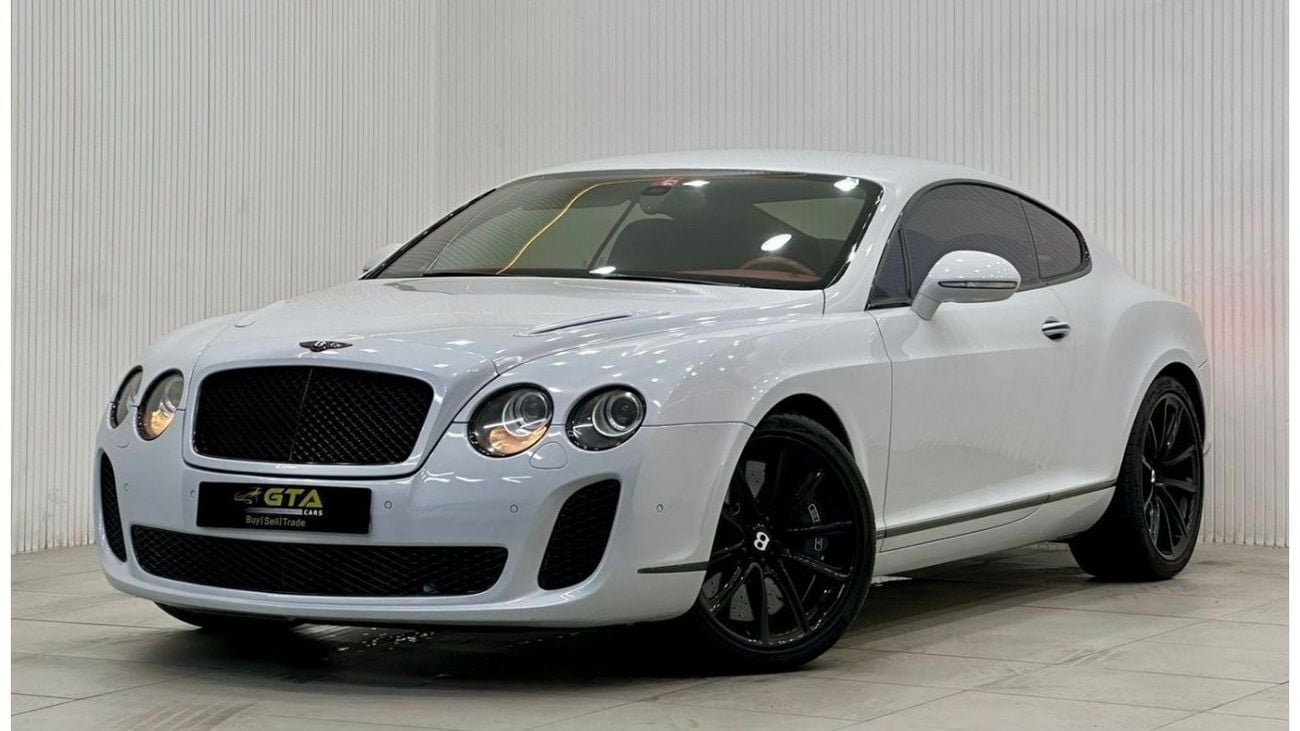 بنتلي كونتيننتال جي تي 2010 Bentley Continental GT Supersports, Service History, Excellent Condition, GCC