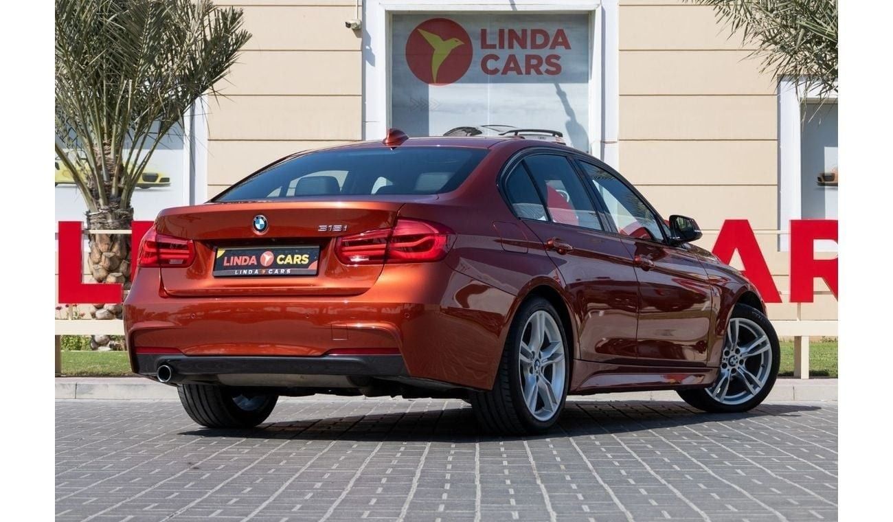 بي أم دبليو 318i BMW 318i M-Sport 2018 GCC under Warranty with Flexible Down-Payment.