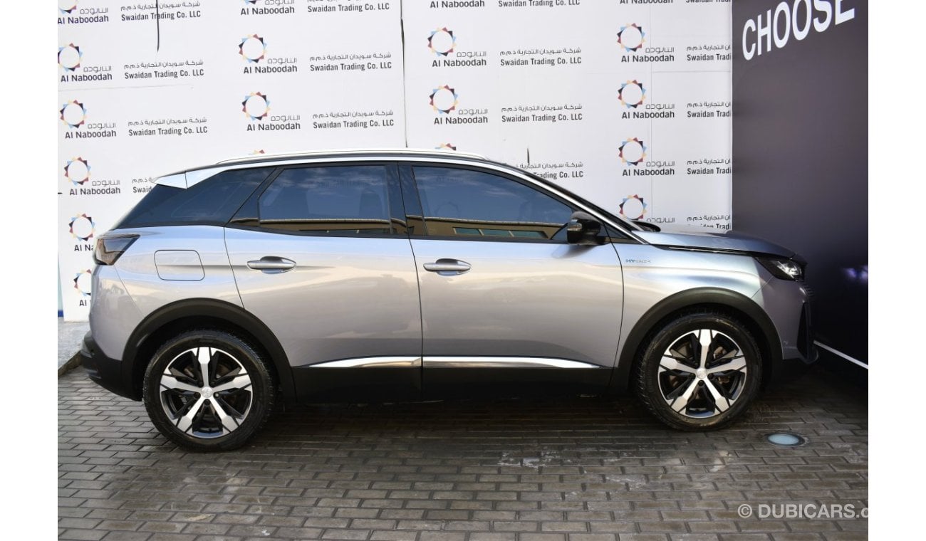 Peugeot 3008 AED 2239 PM | 1.6L GT PHEV HIBRID4 GCC AGENCY WARRANTY UP TO 2027 OR 100K KM