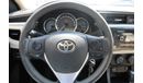 Toyota Corolla SE ACCIDENTS FREE - GCC - ENGINE 1600 CC - CAR IS IN PERFECT CONDITION INSIDE OUT