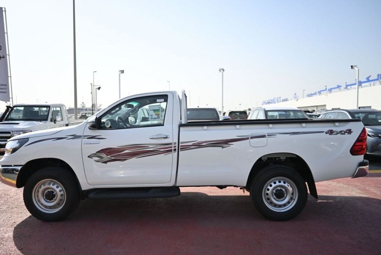 تويوتا هيلوكس تويوتا هيلوكس GLX 2.7L بنزين ، بيك أب ، دفع رباعي ، بابين ، ناقل حركة يدوي ، كابينة واحدة ، مفتاح تش