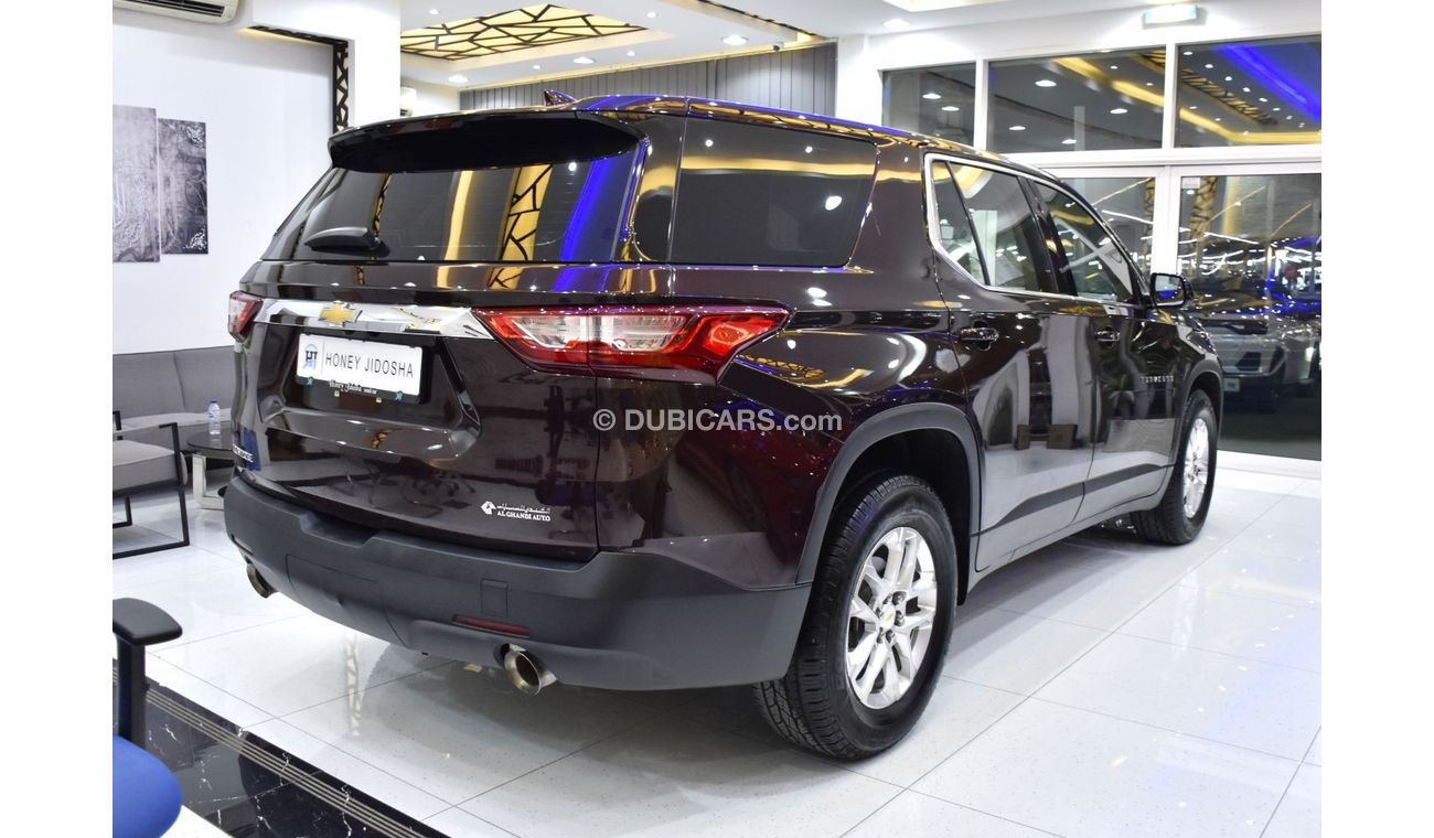 شيفروليه ترافيرس EXCELLENT DEAL for our Chevrolet Traverse ( 2018 Model ) in Burgundy Color GCC Specs