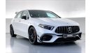 مرسيدس بنز A 45 AMG S+ | سنة ضمان مجانية | نسبة التمويل 1.99% | خالية من أضرار الفيضانات