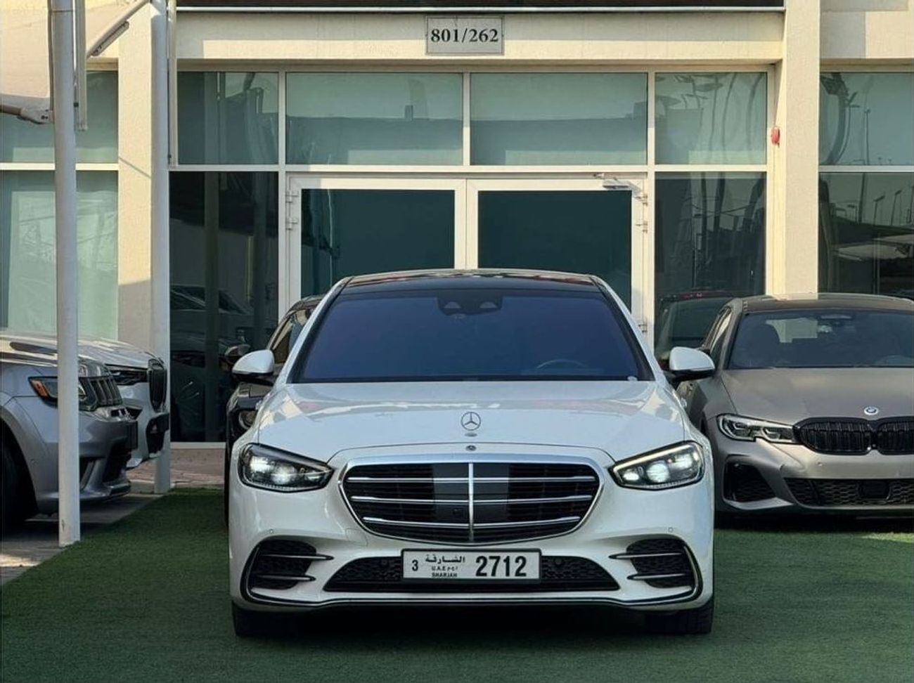 مرسيدس بنز S 580 اكسكلوسيف 4M مرسيدس بنز S580 خليجي فل ابشن صبغ وكاله تشييكات وكاله بحاله ممتازه