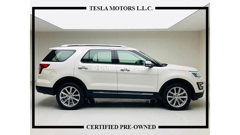 Used Ford Explorer LIMITED NAV / PEARL WHITE / 4WD / GCC / 2017 / 5 YEARS DEALER WARRANTY + FREE