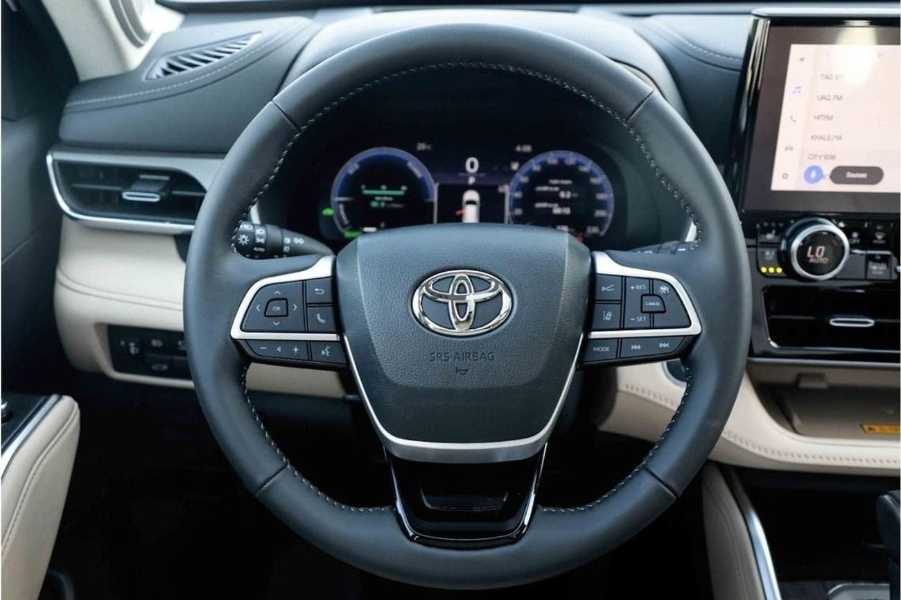 Toyota Highlander 2024 TOYOTA HIGHLANDER 2.5 VXR Hybrid - WHITE inside BEIGE | Export Only