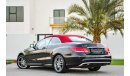 Mercedes-Benz E 400 - Twin Turbo - Agency Warranty - AED 2,526 per month - 0% Downpayment