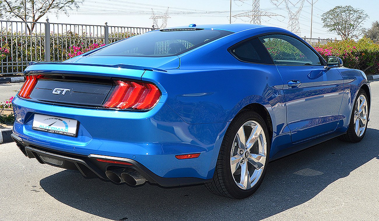 Ford Mustang 2019 GT Premium, 5.0 V8 GCC, 0km w/ 3Years or 100K km Warranty and 60K km Service at Al Tayer Motors