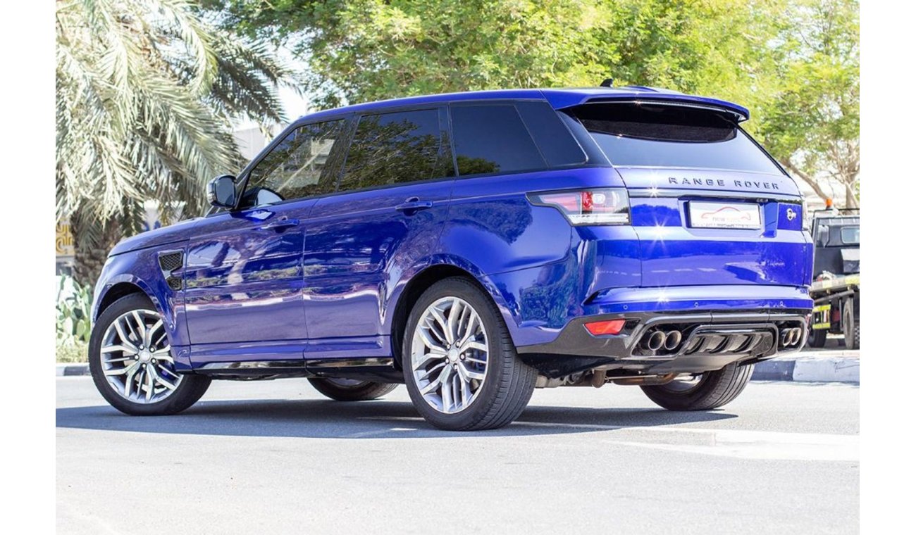 Land Rover Range Rover Sport SVR RANGE ROVER SVR - 2016 - ASSIST AND FACILITY IN DOWN PAYMENT - 4740 AED/MONTHLY - 1 YEAR WARRANTY