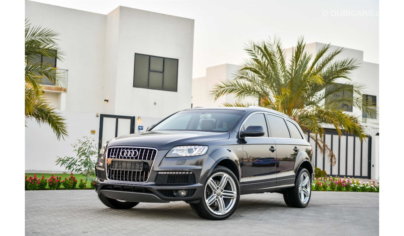 Audi Q7 Supercharged - 2Y Warranty! - GCC - AED 1,449 PER MONTH - 0% DOWNPAYMENT