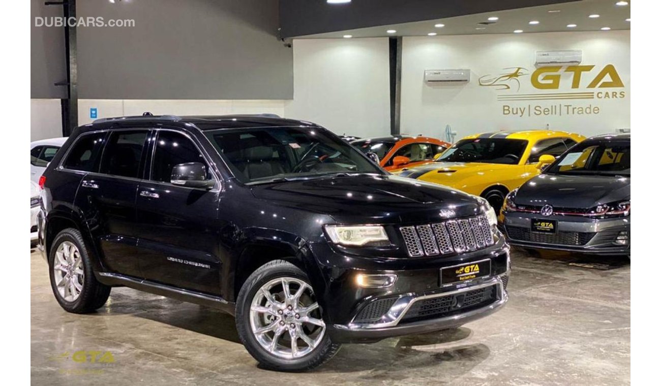 جيب شيروكي 2015 Jeep Grand Cherokee Summit 5.7 V8, Warranty, Full Service History, Excellent Condition, GCC