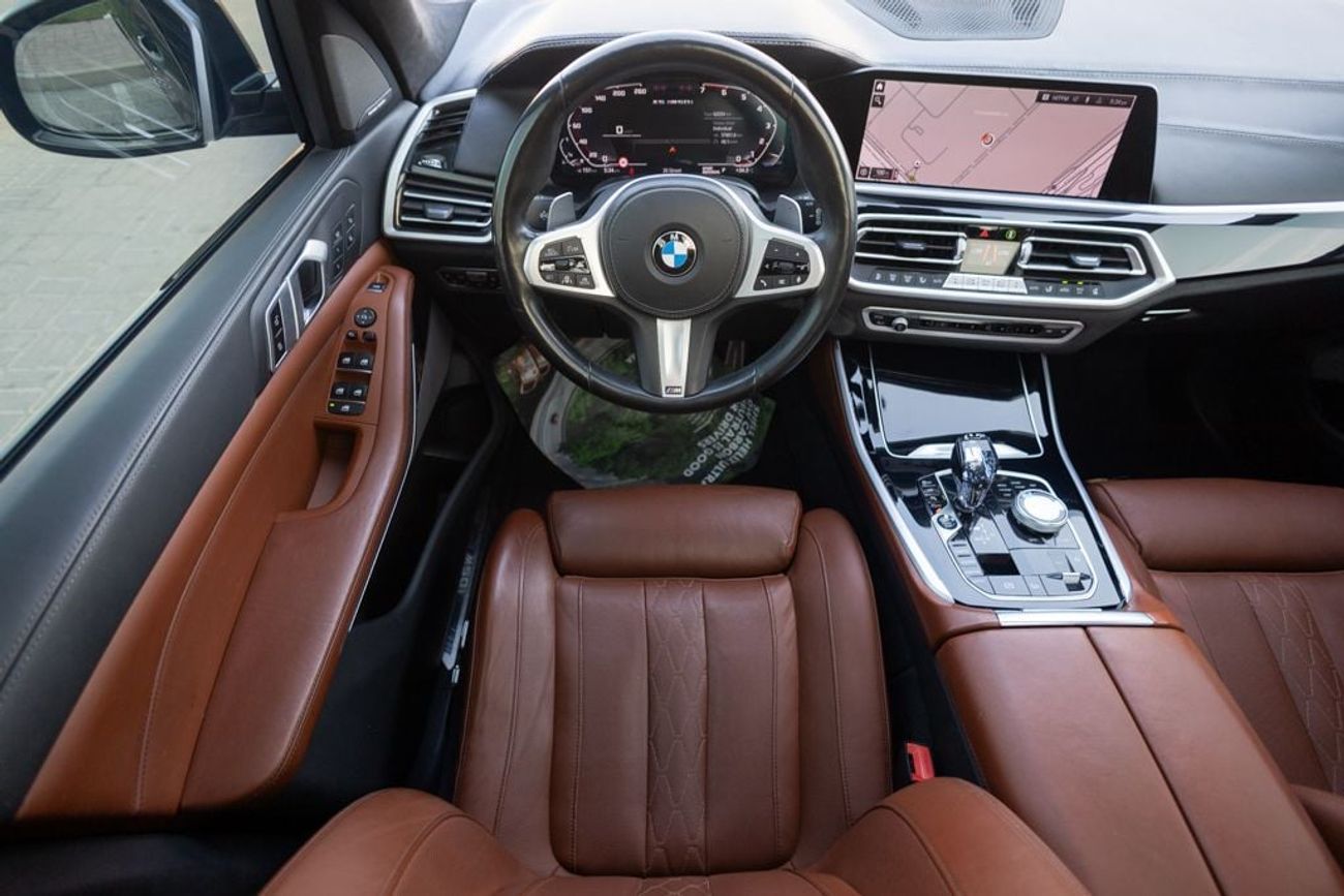 BMW X5 M50i 4.4L BMW X5 M50i M-Sport 2021 GCC under Agency Warranty with Flexible Down-Payment.