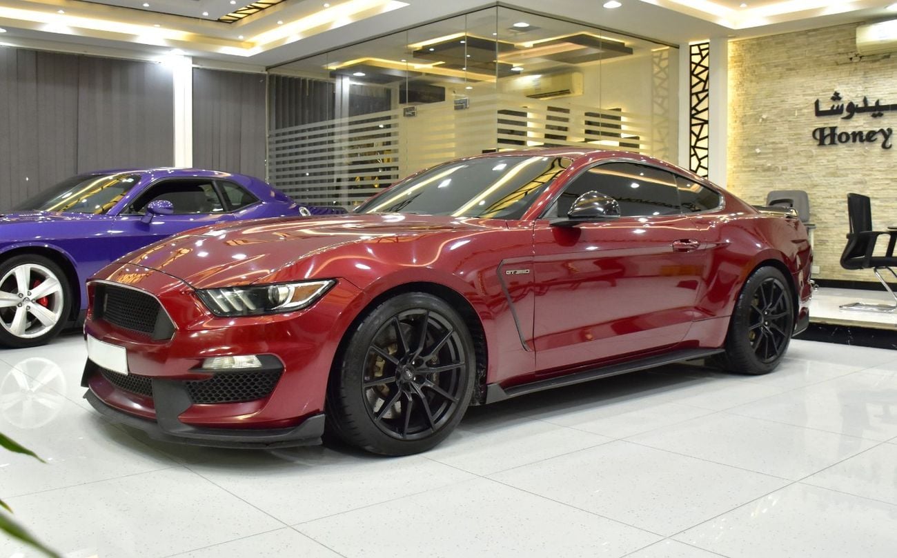 Ford Mustang EXCELLENT DEAL for our Ford Mustang SHELBY GT350 ( 2017 Model ) in Red Color GCC Specs