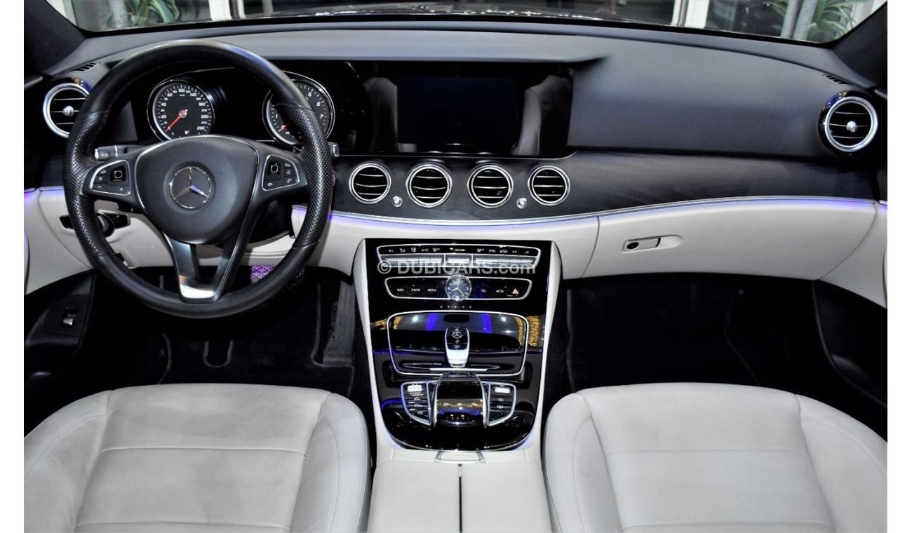 مرسيدس بنز E200 EXCELLENT DEAL for our Mercedes Benz E200 ( 2017 Model ) in Brown Color GCC Specs