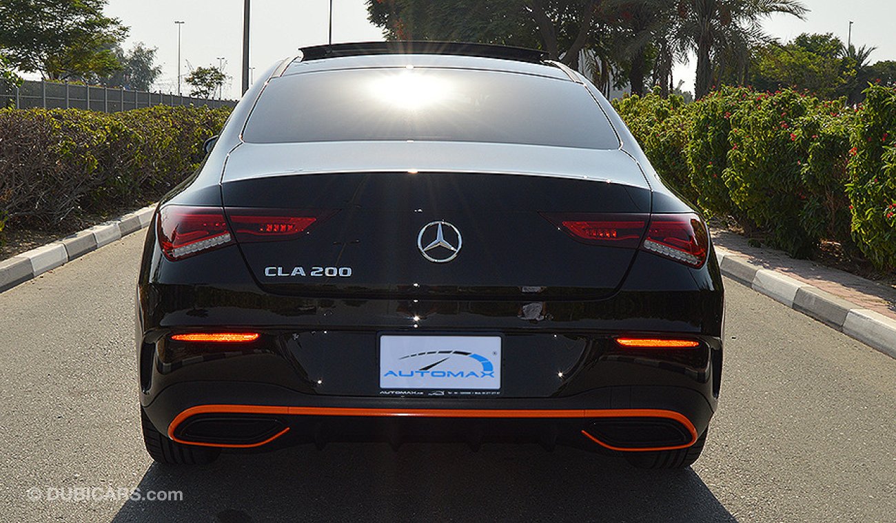 Mercedes-Benz CLA 200 2020 Edition 1, GCC, 0km w/ 2Years Unlimited Mileage Warranty (First in the Middle East)