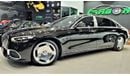 Mercedes Maybach S480 Maybach MAYBACH S480 2021 BLACK IN BLACK IN PERFECT CONDITION ONLY 6000 KM FOR 980K AED