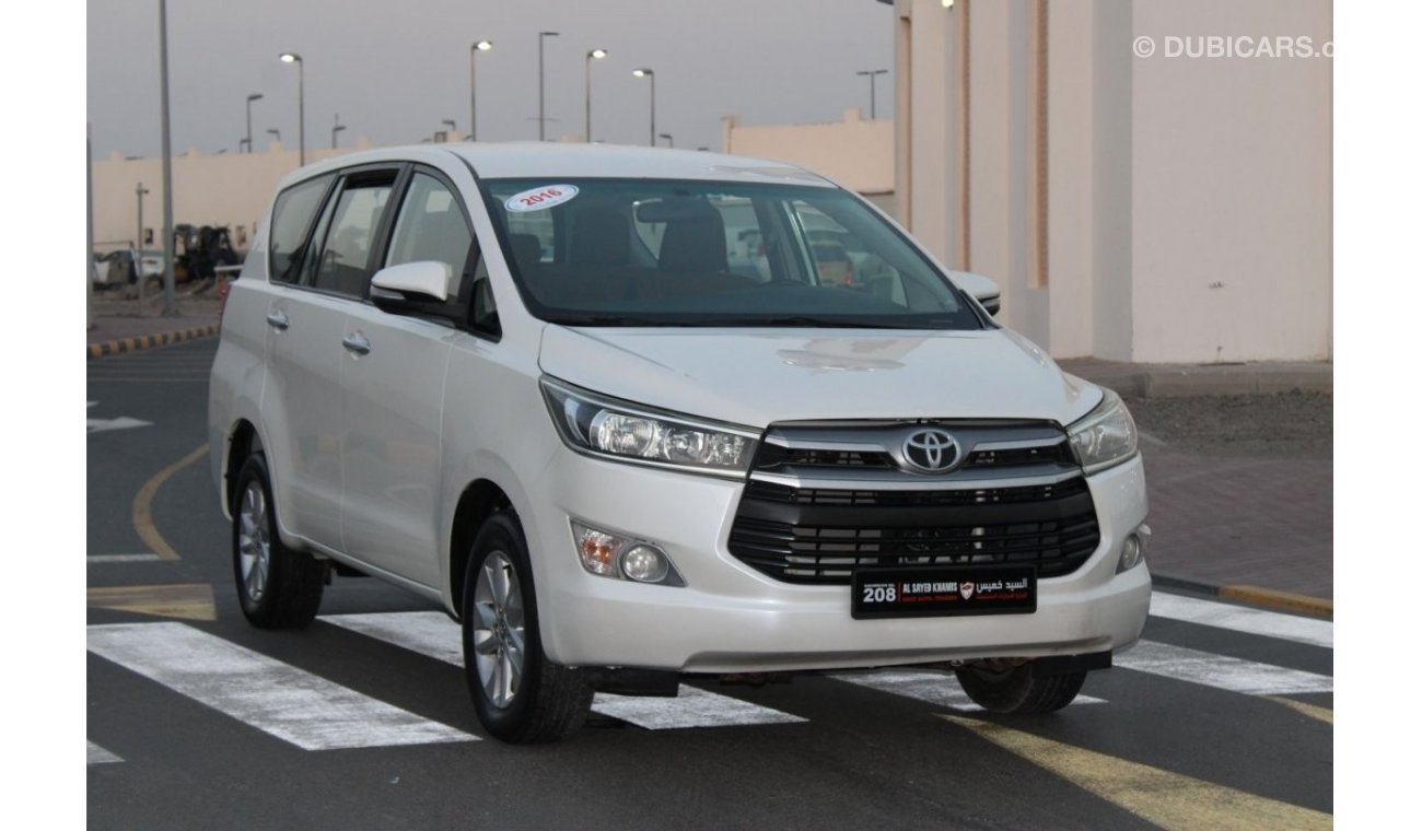 Toyota Innova Toyota Innova 2016 GCC in excellent condition without accidents, very clean from inside and outside