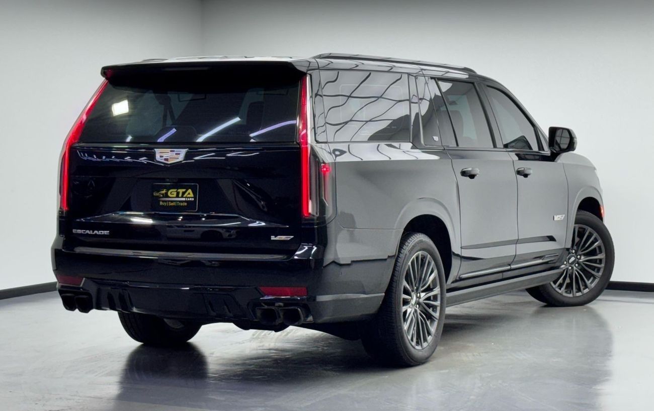 Cadillac Escalade Escalade-V 6.2L 2023 Cadillac Escalade ESV V, 2027 Cadillac Warranty, Pilot Seats, Fully Loaded, 7 S