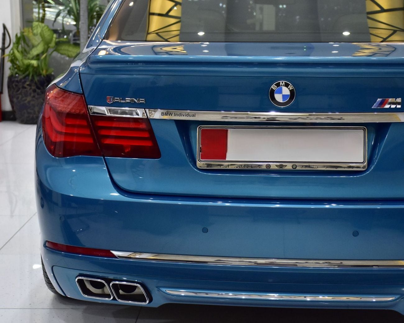 BMW 750Li INDIVIDUAL EXCELLENT DEAL for our BMW 750Li - ALPINA KIT ( 2014 Model ) in Blue Color GCC Specs