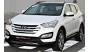 Hyundai Santa Fe Hyundai SantaFe GCC in excellent condition without accidents, full option  6 cylinder, very clean fr