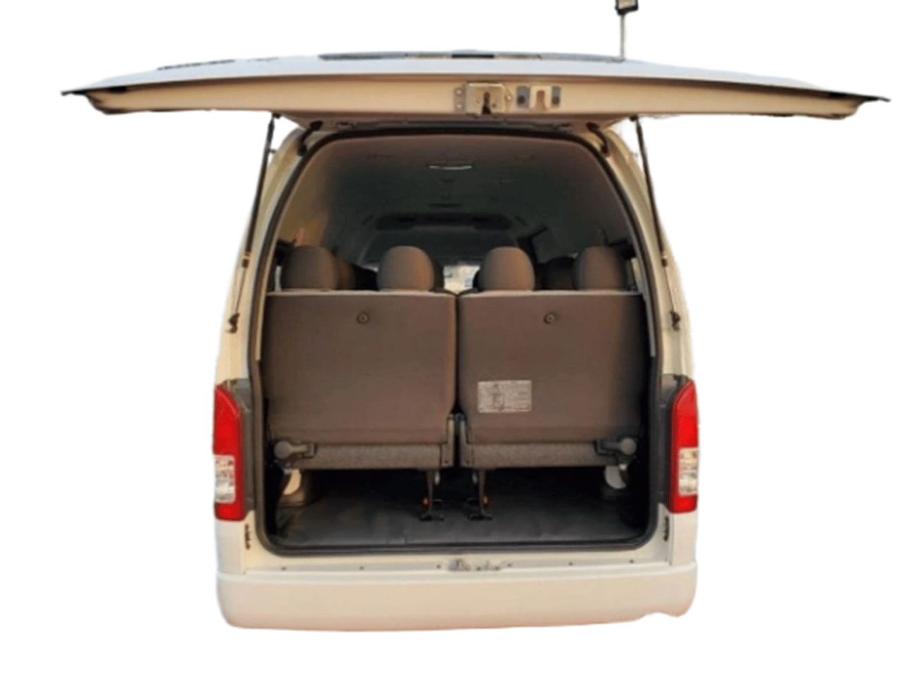 تويوتا هاياس ECTJRD007 - 2025 Toyota Hiace High Roof Passenger Van - Old Shape – Std - 2.5L Diesel Manual