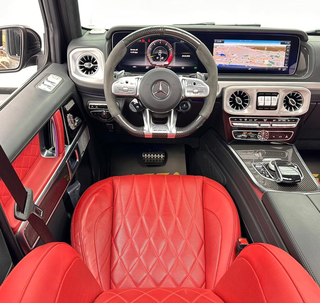 مرسيدس بنز G 63 AMG 2023 Mercedes Benz G63 AMG, 2028 Mercedes Warranty + Service Contract, Mercedes Full Service History