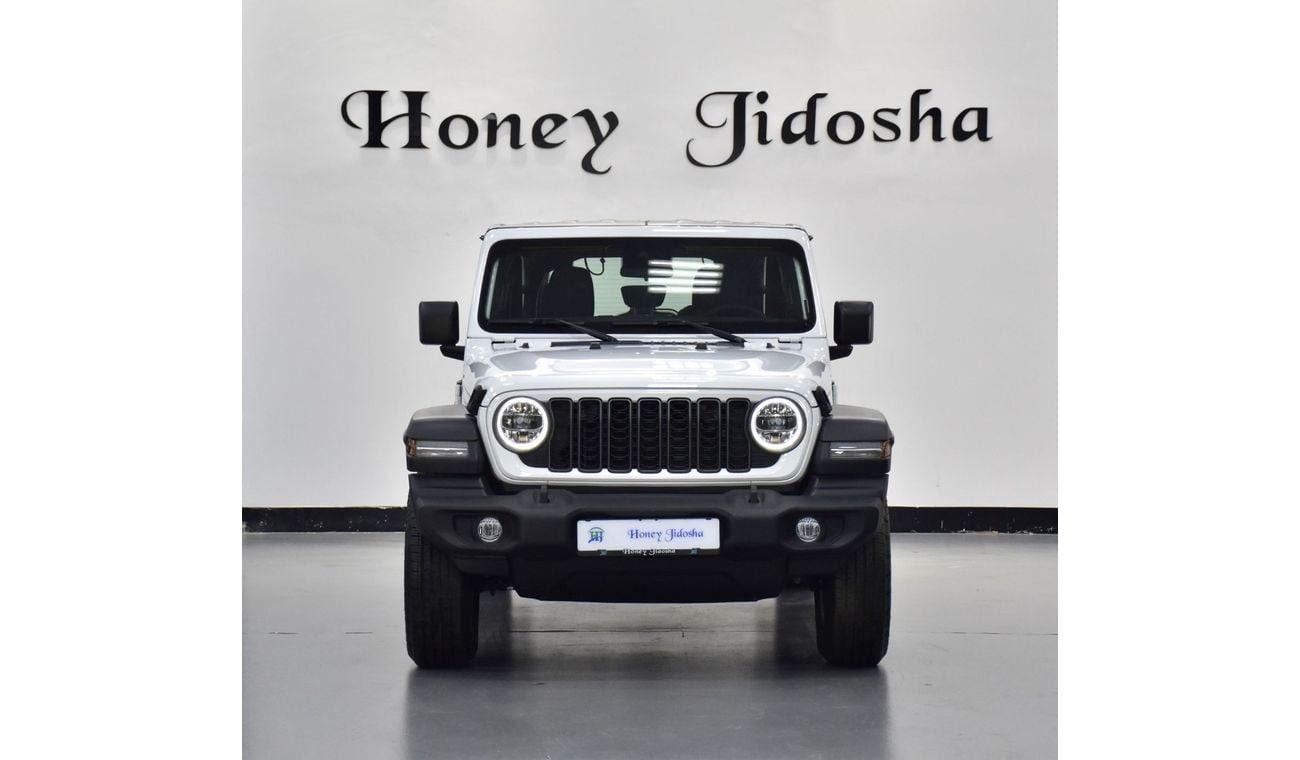 Jeep Wrangler EXCELLENT DEAL for our Jeep Wrangler Unlimited SPORT 2.0L ( 2024 Model ) in White Color GCC Specs