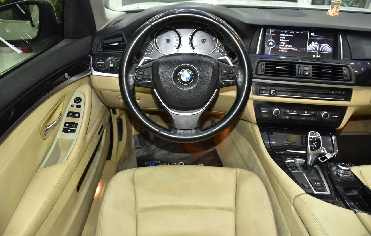 BMW 520i EXCELLENT DEAL for our BMW 520i ( 2012 Model ) in White Color GCC Specs