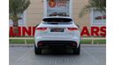 Jaguar F Pace Jaguar F-Pace R-Sport 2019 GCC under Agency Warranty and Service Contract with Flexible Down-Payment