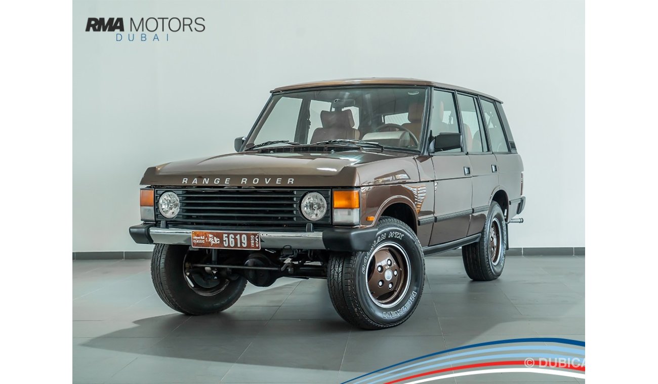 لاند روفر رينج روفر 1988 Range Rover Vogue SE 3.5L V8 Fuel Injection / British Motor Industry Heritage Trust Certified M