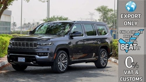 جيب جراند واجونير Series III Plus Luxury I6 3.0L TT 4X4 , 2023 GCC , 0Km , (ONLY FOR EXPORT)