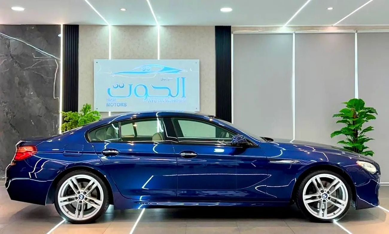 بي أم دبليو 640i STD LOVELY PEPSI COLOR 640i V6 || RADAR || GRAND COUPE || LOW MILEAGE