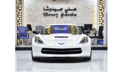 شيفروليه كورفت EXCELLENT DEAL for our Chevrolet Corvette C7 Stingray ( 2015 Model ) in White Color GCC Specs