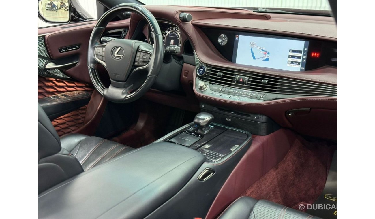 لكزس LS 500 2018 Lexus LS 500 Hybrid LWB Ultra Luxury , August 2024 AL Futtaim Warranty, GCC