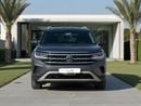 Volkswagen Teramont SE 3.6L V6 A/T | 2022 | GCC SPECS | AED 1,200 per month