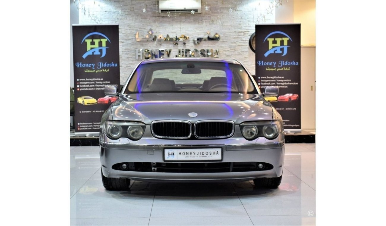 بي أم دبليو 735 VERY LOW MILEAGE! 61,000KM BMW 735Li 2003 Model!! in Grey Color! GCC Specs