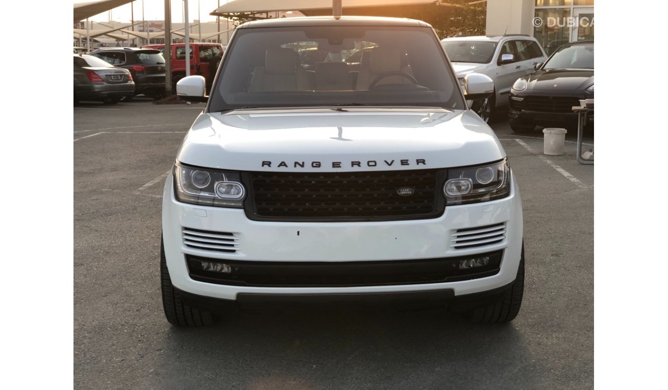 Land Rover Range Rover Rang ROVER VOUGE SUPER CHARGE MODEL 2013 GCC car prefect condition full option