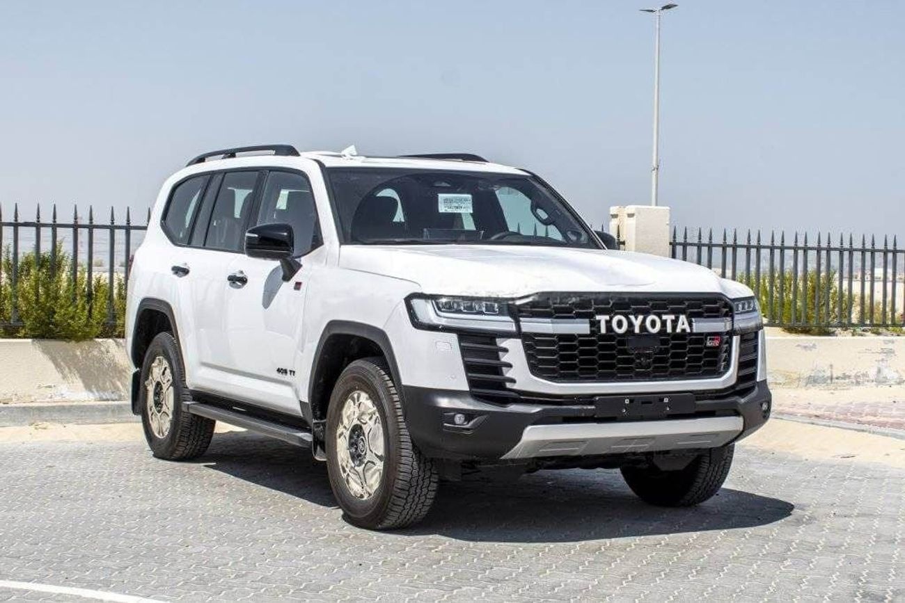 تويوتا لاند كروزر 2025 Toyota Land Cruiser GR-S 3.5L Petrol Twin Turbo AT (White-Red)