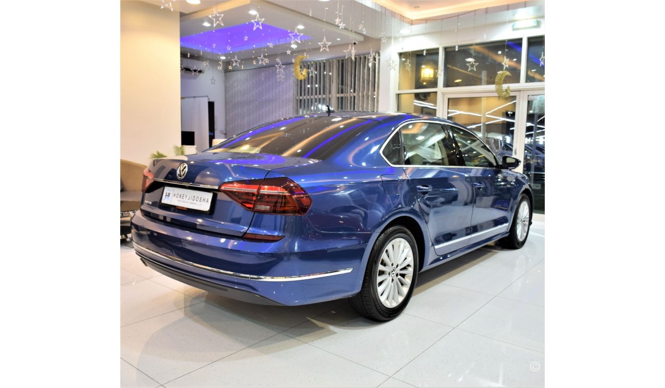 Volkswagen Passat AED 1,155 Per Month / 0% D.P | Volkswagen Passat 2017 Model!! in Blue Color! GCC Specs