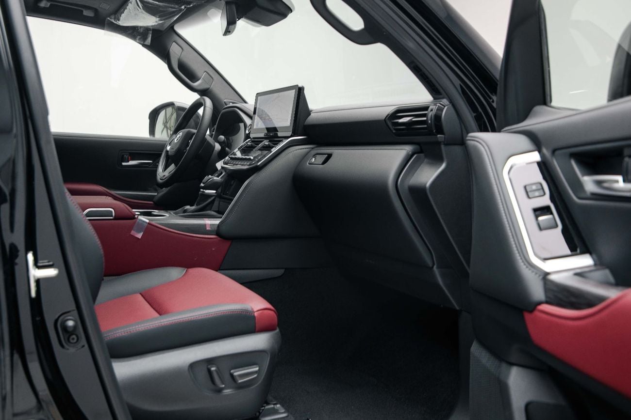 Toyota Land Cruiser LC300 GR-Sport 3.5L Hybrid - Attitude Black Inside GRS Black and Dark Red | Export