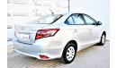 Toyota Yaris 1.5L SE SEDAN 2016 GCC SPECS WITH DEALER WARRANTY STARTING FROM 29,900 DHS